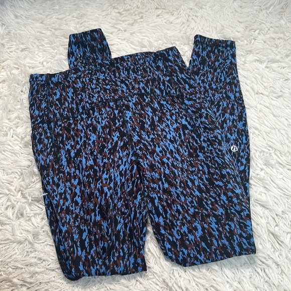 Lululemon Swift Speed High-Rise Tight 28" Leopard Camo Blue Nile Multi - Picture 1 of 6